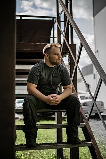 Футболка TAYGERR короткий рукав темно-серый/fume - фото 5