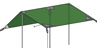 Тент Alexika TARP 6M X 5M green - фото 14