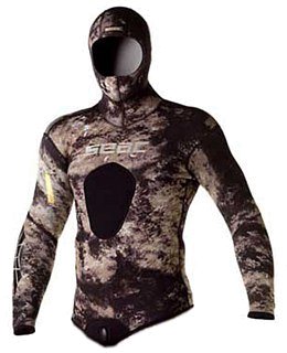 Куртка Seac Sub от гидрокостюма Skin camo открытая пора 5мм 