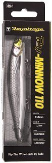 Воблер Jackall RV-Minnow 110 SP rv silver