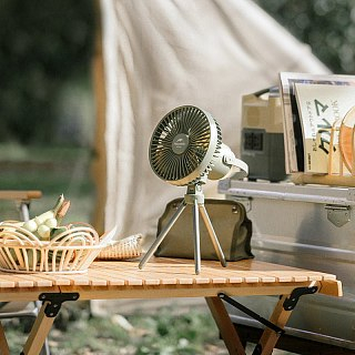 Вентилятор Naturehike camping fan with magnetic lamp forest green - фото 4