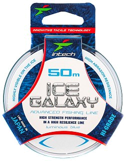 Леска Intech Galaxy Ice 30м 0.236мм 4.52кг голубая - фото 1