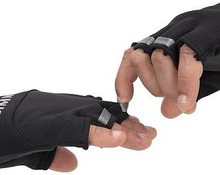 Перчатки Simms Freestone Half Finger Mitt Black  - фото 4