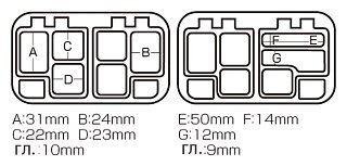 Коробочка Meiho Versus CB-440 115x78x35мм Black - фото 3