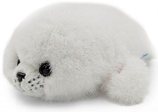 Игрушка Mimis Нерпа белая 25 см   - фото 1