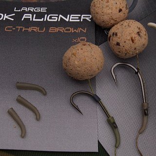 Трубка изогнутая для крючка Gardner Covert hook aligners large c-thru brown - фото 2