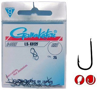 Крючок Gamakatsu LS-1312F black №10