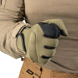 Перчатки Helios Catcher рыбацкие неопрен хаки - фото 9