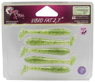 Приманка Crazy Fish Vibro fat 2,7'' 1-71-23-6