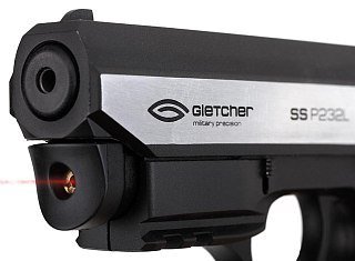 Пистолет Gletcher SS P232L с ЛЦУ металл - фото 3