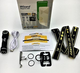 Фонарь Armytek Wizard Magnet XP-L USB белый - фото 4
