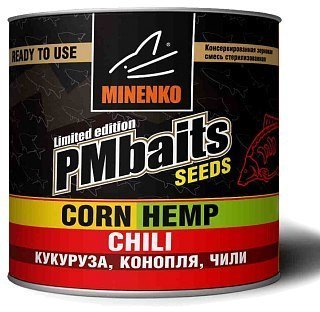 Консервированная зерновая смесь MINENKO Corn hemp chili 430мл