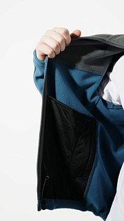 Джемпер Nautilus Keepler флисовый Grey/Blue с принтом - фото 17