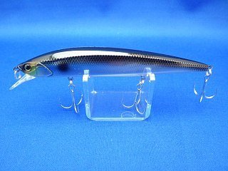 Воблер Jackall Rerange 130 SP hl bora silver & black - фото 10