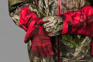 Перчатки Harkila Moose Hunter 2.0 MossyOak Break-Up Country/ Red - фото 5