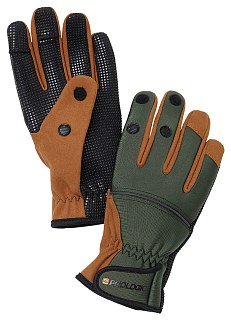 Перчатки Prologic Neoprene Grip Green/Black - фото 1
