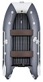 Лодка Мастер лодок Таймень LX 3400 НДНД графит светло-серый