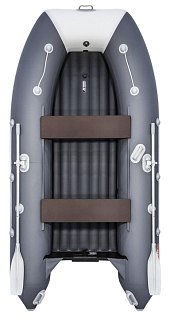 Лодка Мастер лодок Таймень LX 3400 НДНД графит светло-серый - фото 1