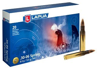 Патрон 30-06Sprg Lapua 8,0 FMJ