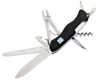 Нож Victorinox Atlas 111мм 16 функций черный - фото 2
