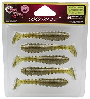 Приманка Crazy Fish Vibro fat 3.2'' 73-80-1-6