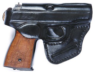 Кобура Хольстер Glock-19 модель A кожа поясная - фото 2