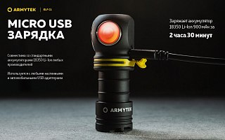 Фонарь Armytek Elf C1 Micro-USB белый налобный - фото 22