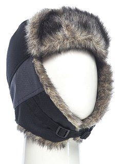 Шапка-ушанка Huntsman Полюс серый/черный  - фото 35