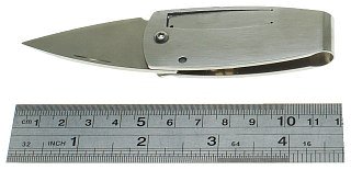 Нож-зажим Mcusta для купюр складной клинок 5 см сталь AUS8  - фото 3