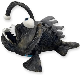 Игрушка Mimis Рыба Удильщик с карманом для руки 32см - фото 3