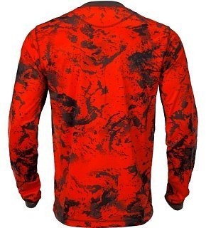 Футболка Harkila Wildboar Pro L/S AXIS MSP orange blaze/shadow brown - фото 2