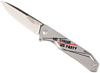 Нож Mr.Blade Keeper M390 titanium handle складной металик - фото 1