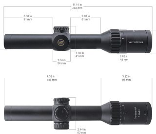 Прицел Vector Optics Continental 1-6x24 tactical - фото 11