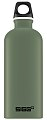 Бутылка SIGG LEAF green для воды аллюминий 0,6л