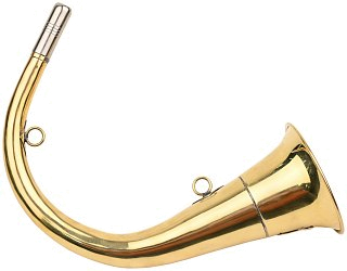 Горн Elles охотничий изогнутый круглый 45см латунь - фото 1