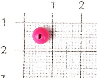 Бусина УЛОВКА с вырезом вольфрам 1,3гр 5,5мм розовый fluo уп.5шт - фото 2