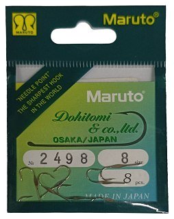 Крючки Maruto 2498 Ni №8 8шт - фото 3