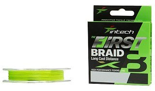 Шнур Intech First Braid X8 150м 1,0/0,165мм green
