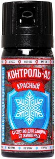 Аэрозоль Тюменские Аэрозоли Контроль-АС 65мл ментол аэроз-струйный стандарт крас - фото 1