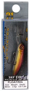 Воблер Pontoon21 Crackjack 38F-DR 38мм 2,5гр 0,8-1,2м №001