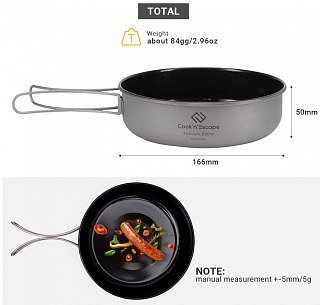 Сковорода Cook'N'Escape Titanium со складными ручками - фото 3