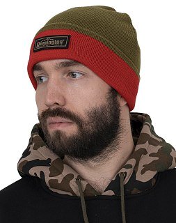 Шапка Remington Тight knit brown двусторонняя - фото 1