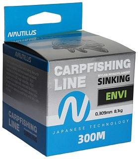 Леска Nautilus Envi Fluoro green 300м 0,309мм 8,1кг  - фото 5