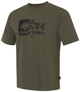 Футболка Finntrail Fish 6718 Khaki - фото 1