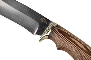 Нож ИП Семин Близнец кованая сталь 95х18 венге литье - фото 5