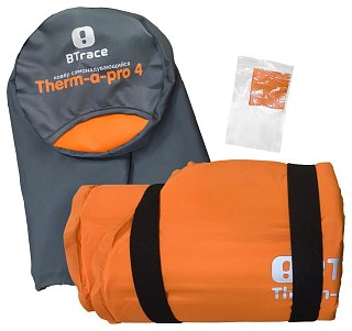 Ковер BTrace Therm-a-Pro 4 183х55х4см самонадувающийся оранжевый - фото 8