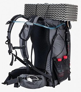 Рюкзак Naturehike Rock hiking dyneema fabric black 60+5л - фото 5