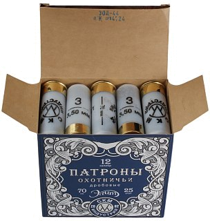 Патрон 12х70 СКМ 3 33 био Элит - фото 2