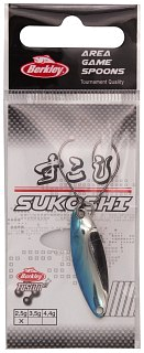 Блесна Berkley Ags Sukoshi 2,5гр Edge Stripe Silver/Blue/Silver