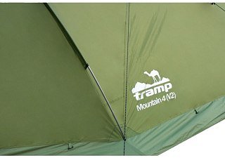 Палатка Tramp Mountain 4 V2 зеленый - фото 14